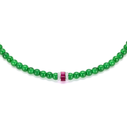 Jade Beads Health & Life Harmony Energy Protection of Oriental Imperial Green 8mm Energy Healing Jade Beads