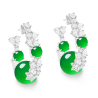 Jade Earring Health & Life Harmony Energy Protection of Oriental Vogue Green Beads Energy Healing Jade Earring