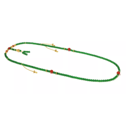 Jade Beads Health & Life Harmony Energy Protection of Imperial Green in Red Energy Healing Jade Beads