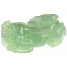 Jade Pixiu Wealth & Life Harmony Energy Protection of Clear Nafu 1359 Energy Healing Jade Pixiu