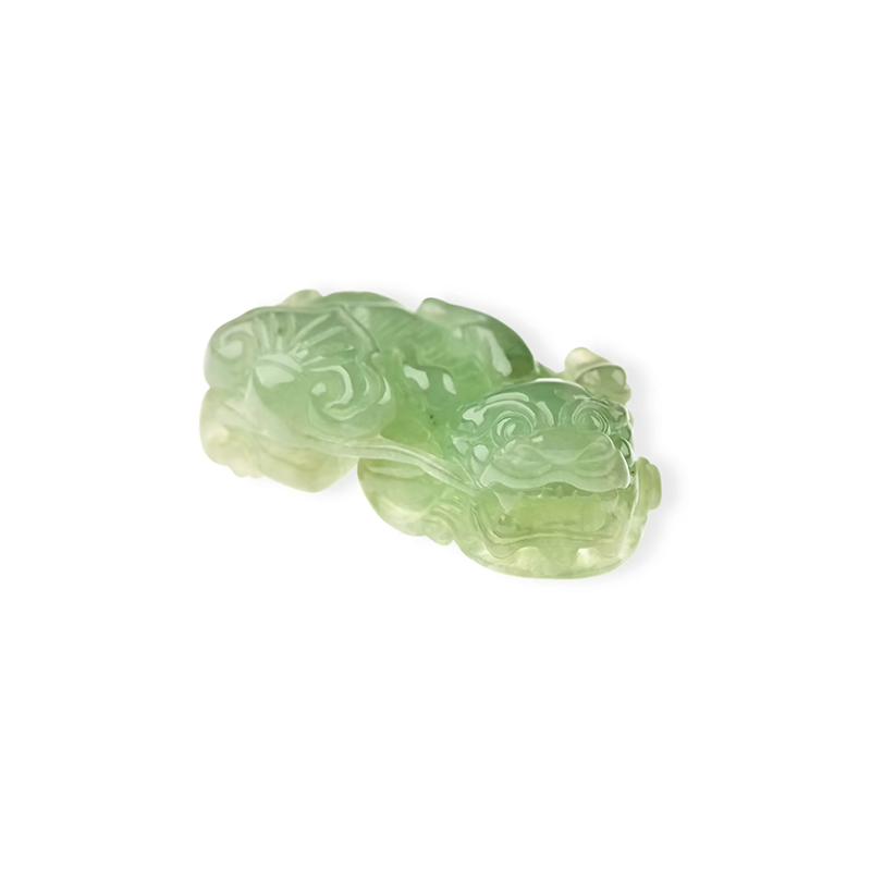 Jade Pixiu Wealth & Life Harmony Energy Protection of Guardian 1375 Energy Healing Jade Pixiu