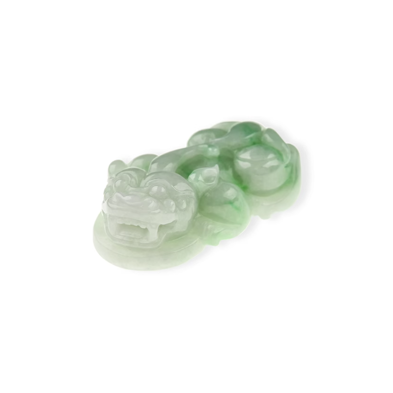 Jade Pixiu Wealth & Life Harmony Energy Protection of Spirit Beast 1629 Energy Healing Jade Pixiu