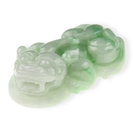 Jade Pixiu Wealth & Life Harmony Energy Protection of Spirit Beast 1629 Energy Healing Jade Pixiu