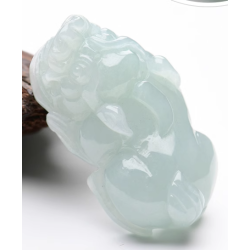 Jade Pixiu Wealth & Life Harmony Energy Protection of Propitious 823 Energy Healing Jade Pixiu