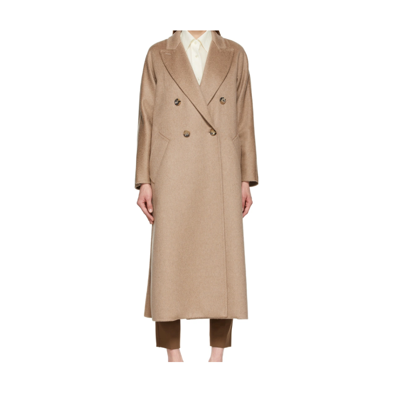 New Style Handmade Elegant Cashmere Wrap Coat of Handmade Water Ripples Selina Cashmere Women Coat