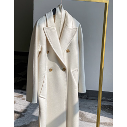 New Style Handmade Elegant Cashmere Wrap Coat of Handmade Water Ripples Selina Cashmere Women Coat