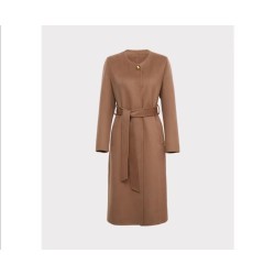 Stylish French Style Hebburn Real Silk Wool Coat Online for Sale