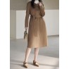 Stylish French Style Hebburn Real Silk Wool Coat Online for Sale