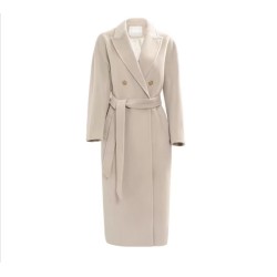 Stylish Micro Cocoon Style Warm Classic Cashmere Coat Online for Sale