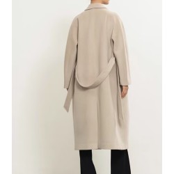 Stylish Micro Cocoon Style Warm Classic Cashmere Coat Online for Sale