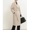 Stylish Micro Cocoon Style Warm Classic Cashmere Coat Online for Sale