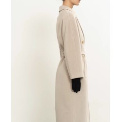 Stylish Micro Cocoon Style Warm Classic Cashmere Coat Online for Sale