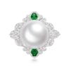 Oriental Pearl Energy Protection of Round Senior Emerald Energy Heal Pearl Jewelry Set