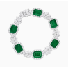 Health & Harmony Bracelet Energy Protection of Square Emerald Energy Heal Art Jewelry Bracelet