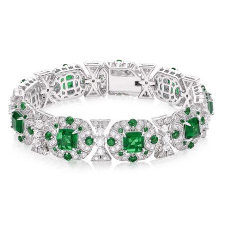 Health & Harmony Bracelet Energy Protection of Sun Flower Emerald Energy Heal Art Jewelry Bracelet