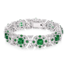 Health & Harmony Bracelet Energy Protection of Sun Flower Emerald Energy Heal Art Jewelry Bracelet