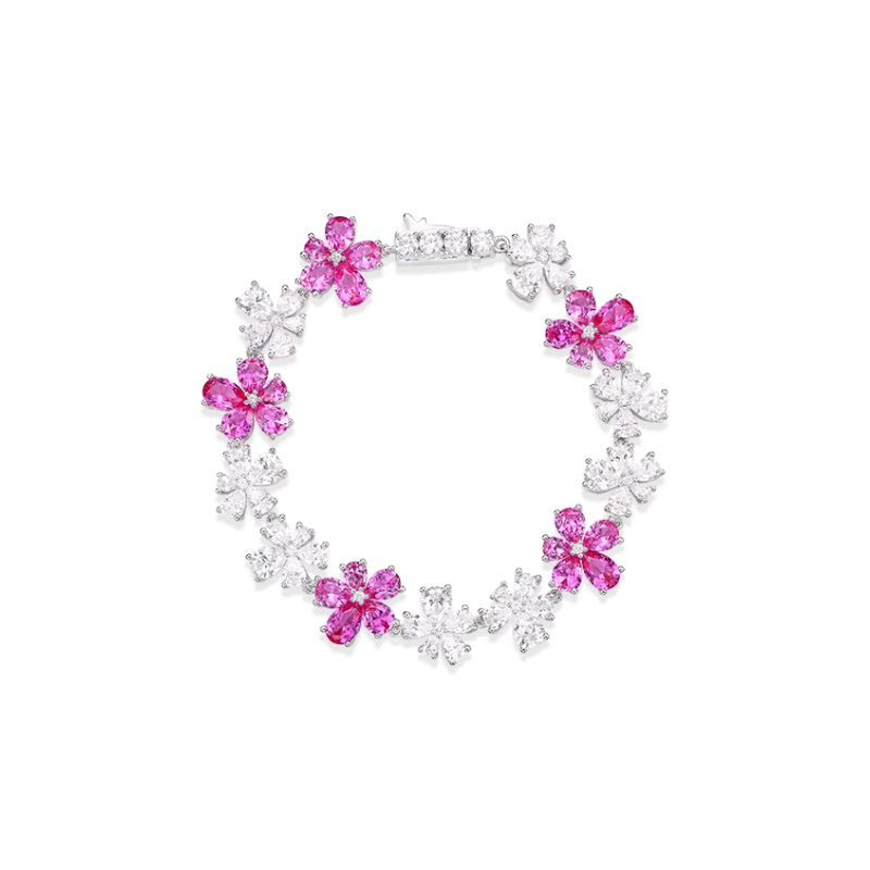 Health & Harmony Bracelet Energy Protection of Petals Pink Energy Heal Art Jewelry Bracelet