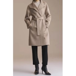 Stylish Mix Oat Double Slided Wool Coat Online for Sale