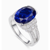 Health & Harmony Rings Energy Protection of Lover Style Sapphire Energy Heal Art Jewelry Ring