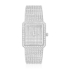 Health & Life Harmony Diamond Watch Energy Protection of Square Full White Diamond Energy Healing Watch