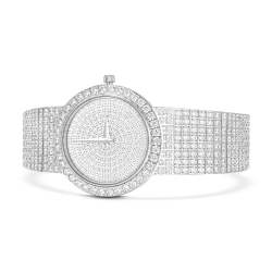 Health & Life Harmony Diamond Watch Energy Protection of Round Full Diamond Energy Healing Watch