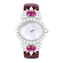 Health & Life Harmony Diamond Watch Energy Protection of Ancora Red Flower Diamond Energy Healing Watch