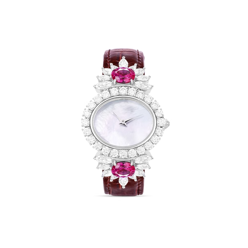 Health & Life Harmony Diamond Watch Energy Protection of Ancora Red Flower Diamond Energy Healing Watch