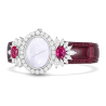 Health & Life Harmony Diamond Watch Energy Protection of Ancora Red Flower Diamond Energy Healing Watch