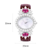 Health & Life Harmony Diamond Watch Energy Protection of Ancora Red Flower Diamond Energy Healing Watch