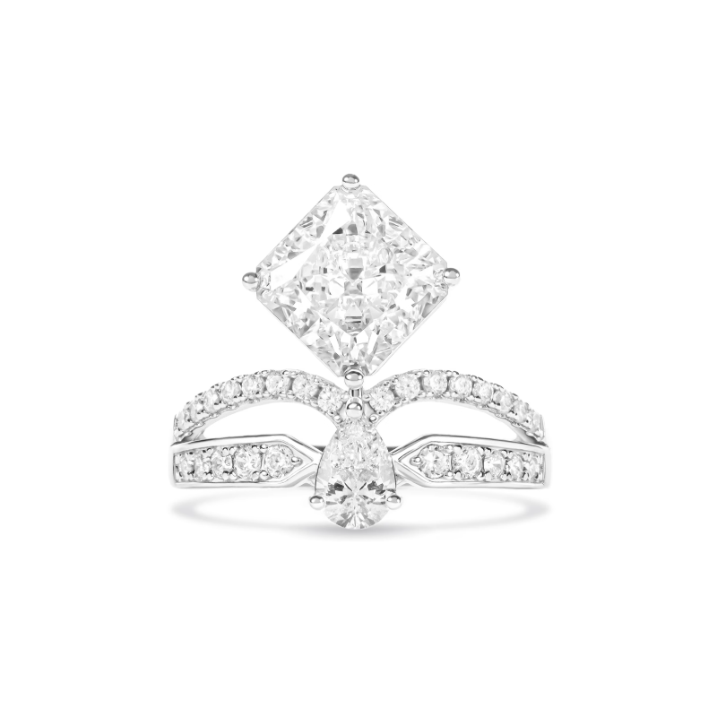 Diamond Rings Health & Harmony Energy Protection of Imperial Crown Love Energy Heal Diamond Ring