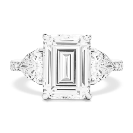 Diamond Rings Health & Harmony Energy Protection of 5 Carats Square Classic Energy Heal Diamond Ring