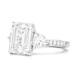 Diamond Rings Health & Harmony Energy Protection of 5 Carats Square Classic Energy Heal Diamond Ring