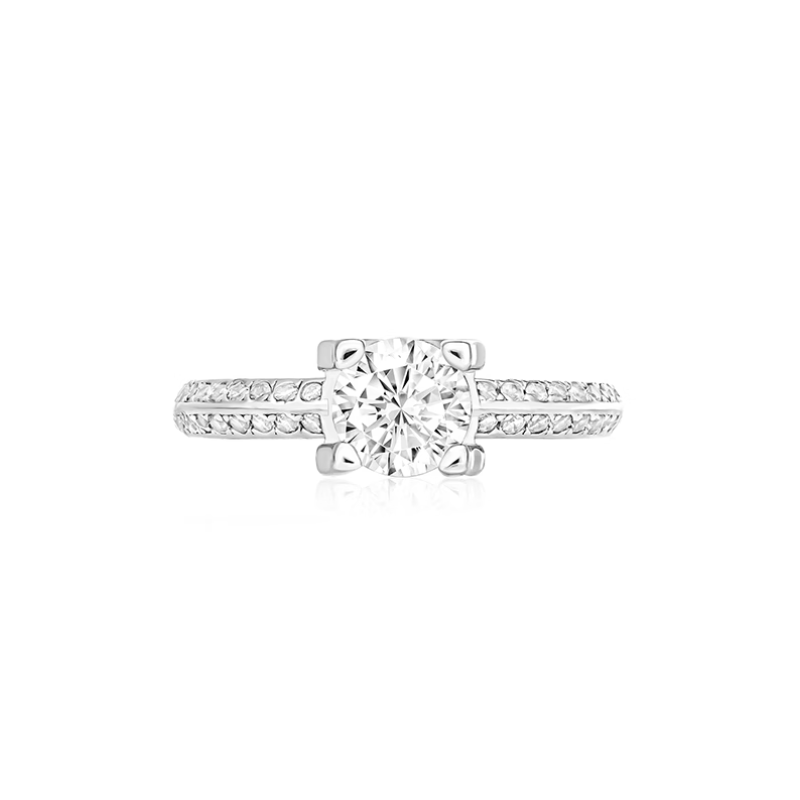 Diamond Rings Health & Harmony Energy Protection of 1 Carat Simple Beauty Energy Heal Diamond Ring