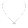 Women Diamond Necklace Health & Life Harmony Energy Protection of 4 Stars Lucky Cut Energy Heal Diamond Necklace