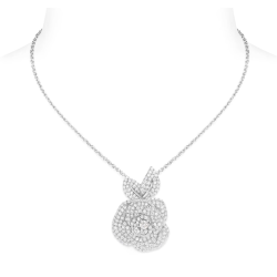 Women Diamond Necklace Health & Life Harmony Energy Protection of Rose Fashion Bling Energy Heal Diamond Necklace