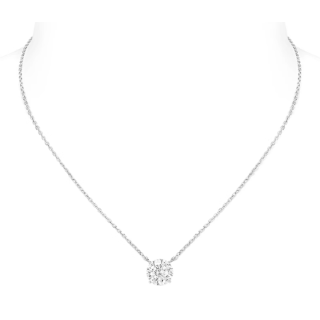 Women Diamond Necklace Health & Life Harmony Energy Protection of 10 Carats Round Classic Energy Heal Diamond Necklace