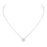 Women Diamond Necklace Health & Life Harmony Energy Protection of 10 Carats Round Classic Energy Heal Diamond Necklace