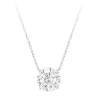 Women Diamond Necklace Health & Life Harmony Energy Protection of 10 Carats Round Classic Energy Heal Diamond Necklace