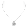 Women Diamond Necklace Health & Life Harmony Energy Protection of Rose Flower for Women Energy Heal Diamond Necklace