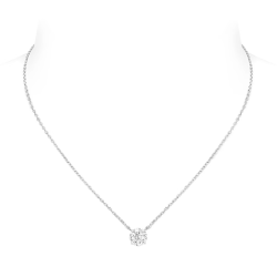 Women Diamond Necklace Health & Life Harmony Energy Protection of 5 Carats Simple Style Energy Heal Diamond Necklace