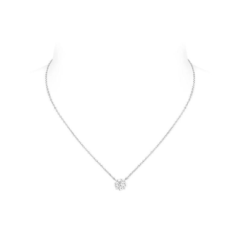 Women Diamond Necklace Health & Life Harmony Energy Protection of 5 Carats Simple Style Energy Heal Diamond Necklace