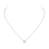 Women Diamond Necklace Health & Life Harmony Energy Protection of 5 Carats Simple Style Energy Heal Diamond Necklace