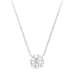 Women Diamond Necklace Health & Life Harmony Energy Protection of 5 Carats Simple Style Energy Heal Diamond Necklace