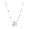 Women Diamond Necklace Health & Life Harmony Energy Protection of 5 Carats Simple Style Energy Heal Diamond Necklace