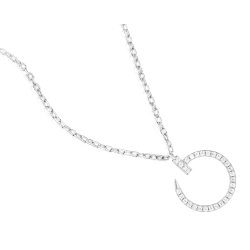 Women Diamond Necklace Health & Life Harmony Energy Protection of Fashion Circle Nail Energy Heal Diamond Necklace