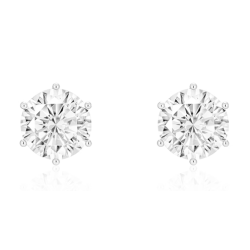 Women Diamond Earrings Health & Life Harmony Energy Protection of 5 Carats Simple Style Energy Heal Diamond Earring