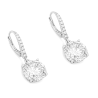 Women Diamond Earrings Health & Life Harmony Energy Protection of 10 Carats Round Women Energy Heal Diamond Earring