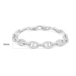 Diamond Bracelet Health & Life Harmony Energy Protection of Pop Clasp Full Gems Women Energy Heal Diamond Bracelet