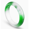 Jade Bangle Health & Life Harmony Energy Protection of Emperor Green White Moonlight Energy Healing Jade Bangle