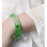 Jade Bangle Health & Life Harmony Energy Protection of Emperor Green White Moonlight Energy Healing Jade Bangle